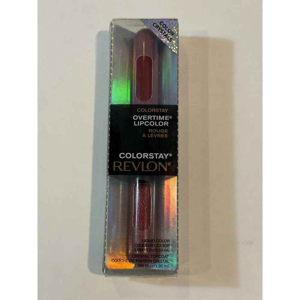 Revlon Colorstay Overtime Lipcolor PERENNIAL PLUM New/Sealed/Boxed Discontinued